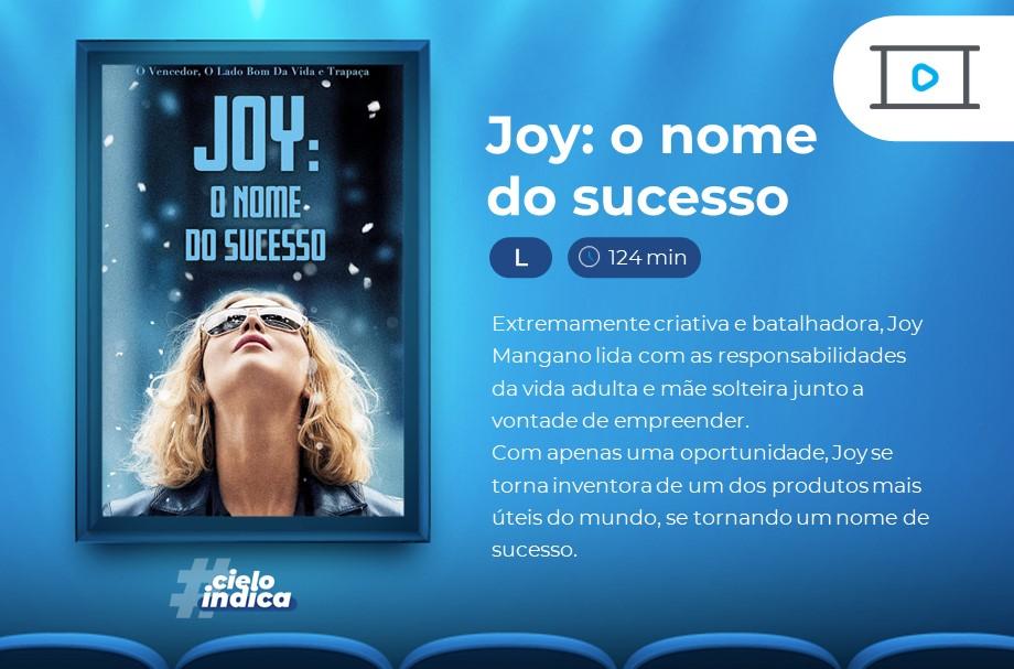 Capa do filme "Joy: o nome do sucesso".